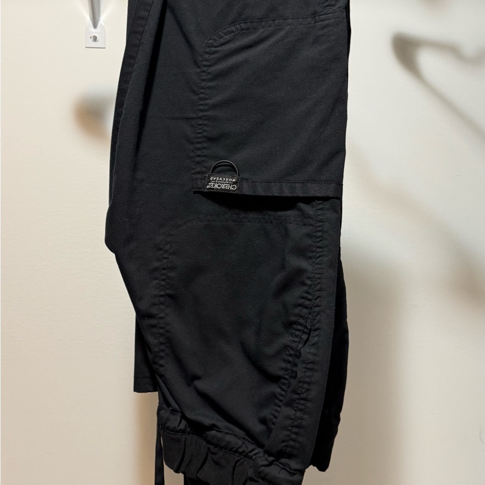 Black scrub pants Cherokee